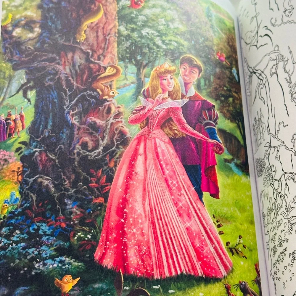 NEW The Disney Dreams Collection Thomas Kinkade Coloring Book Paperback - Picture 6 of 16
